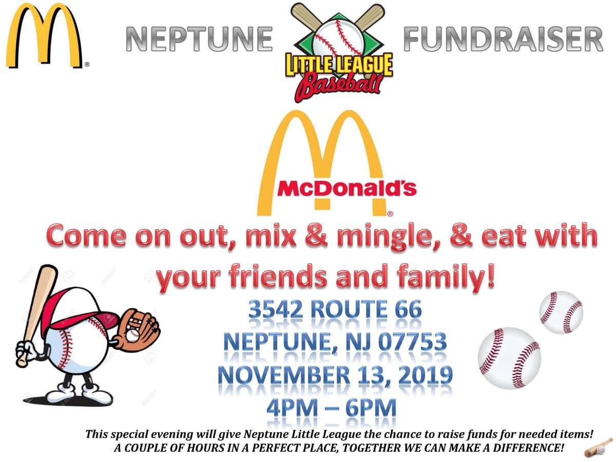 Little League Fundraiser Neptune Township